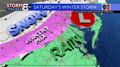 First winter storm of 2024 could hit Central Virginia this weekend | WRIC ABC 8News