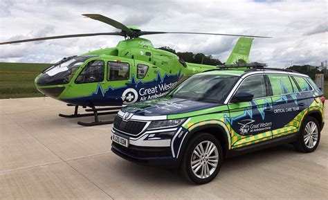 Great Western Air Ambulance Charity unveils brand new critical care car | Bath Echo