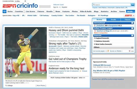 The Story of how CricInfo became ESPNCricinfo, got overtaken by ...