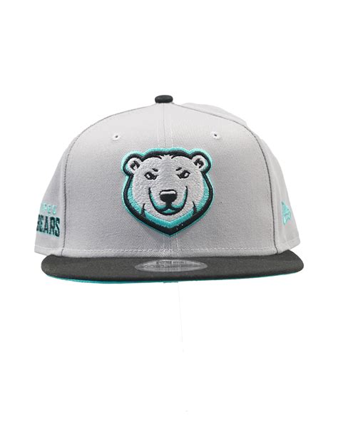 New Era 9Fifty Snapback Hat - Grey/Black/Teal