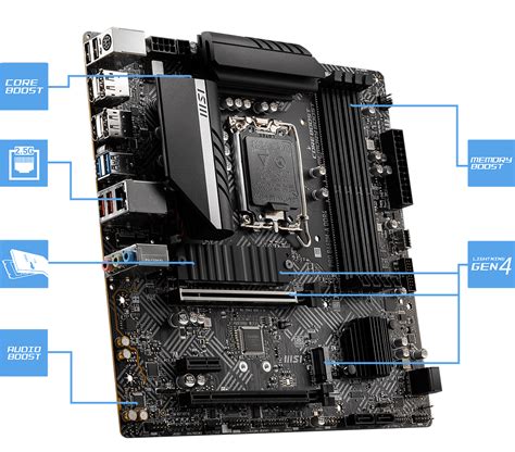 PRO B660M-A DDR4 Motherboard M-ATX - Intel 12th Gen Processors