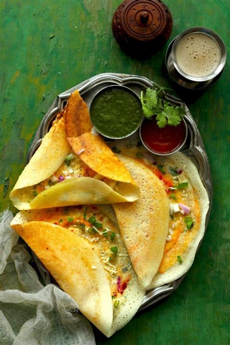 Schezwan Egg Dosa Recipe - Fun FOOD Frolic