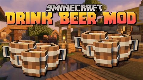 Drink Beer Mod (1.19.3, 1.18.2) - Liquor, Drink - 9Minecraft.Net