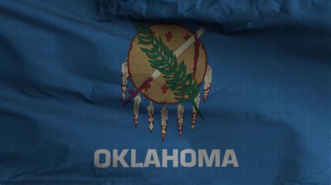 Oklahoma State Flag Loop Background 4K 23192420 Stock Video at Vecteezy