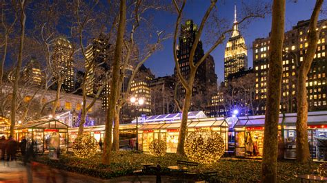 Bryant Park's Winter Village 2020 returns to NYC this holiday season with changes due to COVID ...