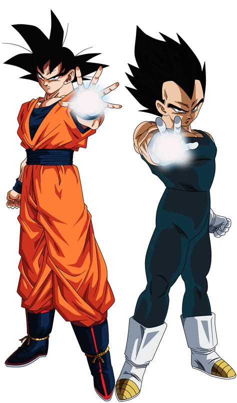 Goku and Vegeta by crismarshall on DeviantArt