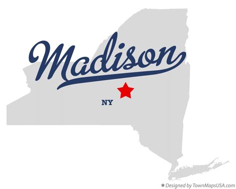 Map of Madison, NY, New York