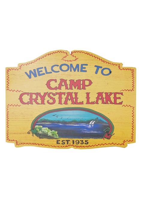 Camp Crystal Lake Sign - Halloween Costume Ideas 2021