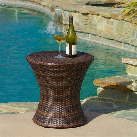 Furniture Nice Small Patio Table With Umbrella Hole For Stunning Hardware Adirondack Chairs Nic ...