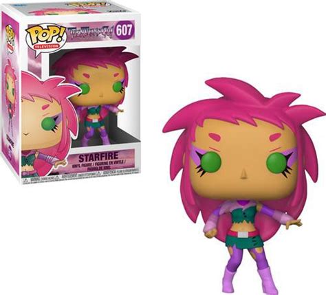 Funko Teen Titans Go POP TV Starfire Vinyl Figure 607 The Night Begins to Shine - ToyWiz