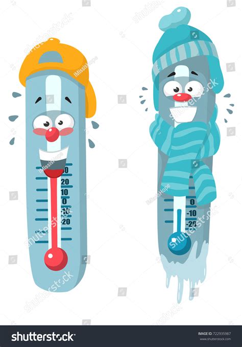 13,155 Thermometer Cartoon Cold Images, Stock Photos & Vectors ...