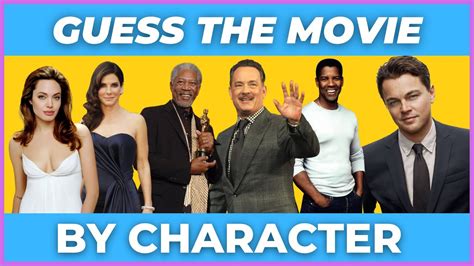 Can you guess the Movie by Character? | Movie Quiz - YouTube