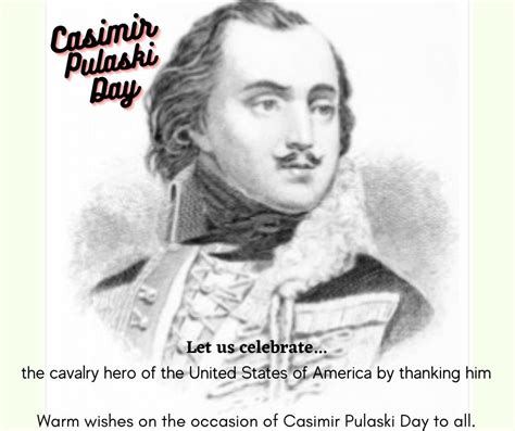 Best 20 Happy Casimir Pulaski day Quotes 2022 - Events Yard