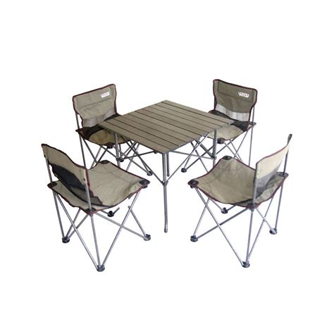 ORE International Portable Children's Camping Table and Chair Set-M60053 - The Home Depot