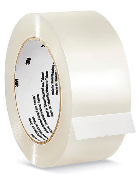 3M 311+ Carton Sealing Tape - 2" x 110 yds, Clear S-6727 - Uline