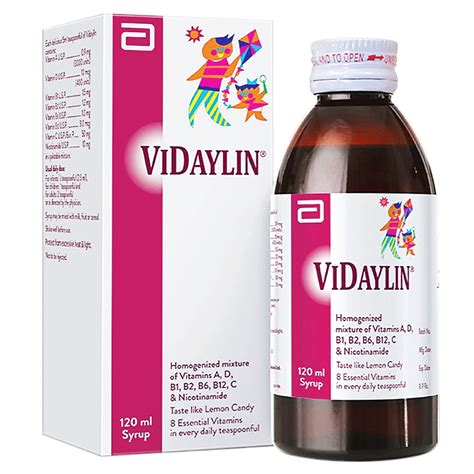 Buy Abbott Vidaylin Syrup 120ml Online in Pakistan | My Vitamin Store - Children's Multivitamin