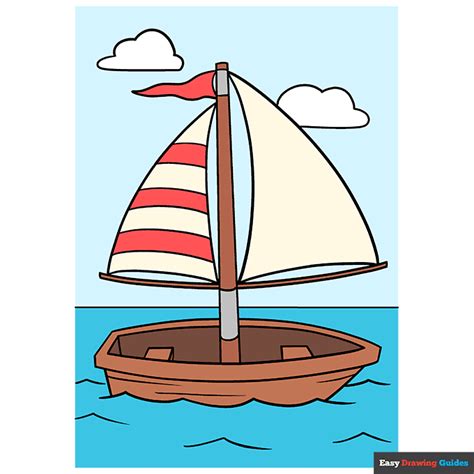 How to Draw a Boat - Really Easy Drawing Tutorial