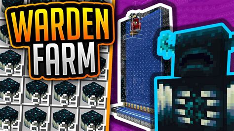 WARDEN FARM 1.19 TUTORIAL Minecraft 1.21 ErikOnHisPeriod - YouTube