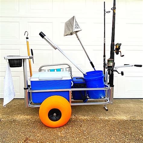 Best Beach Cart For Surf Fishing - Surf Carts With Balloon Tires