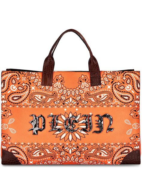 Philipp Plein logo-print Cotton Tote Bag - Farfetch