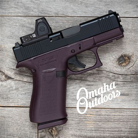 Glock 43X MOS Plum with RMRcc 3.25 - Omaha Outdoors