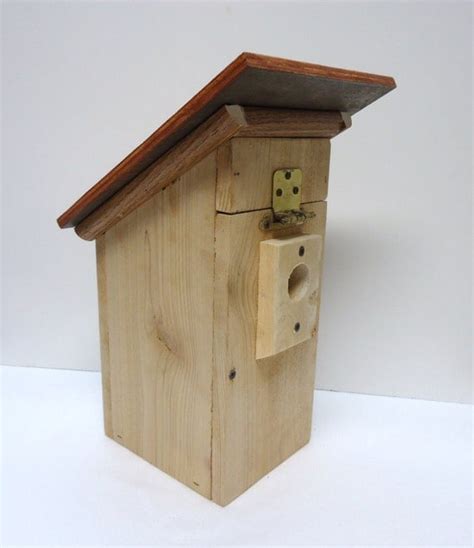 Chickadee Bird House Nuthatch Bird House by OregonWoodWorks