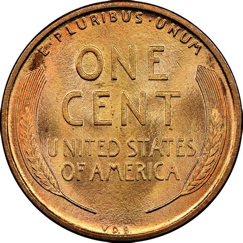 1909 Vdb 1C MS Lincoln Cents, Wheat Reverse | NGC