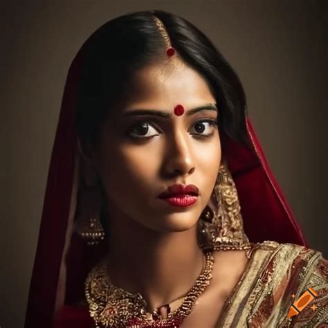Captivating image of an indian lady