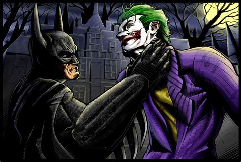 Wallpaper : illustration, Joker, comics, Batman Arkham Asylum, darkness ...