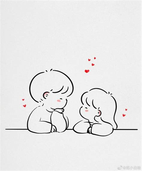 Easy Love Drawings, Cute Doodles Drawings, Cute Couple Drawings, Book Art Drawings, Mini ...