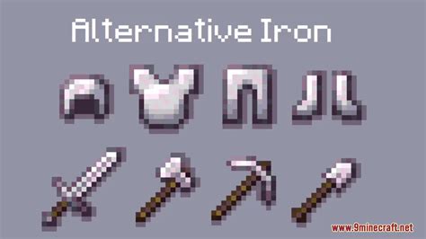 Alternative Iron Resource Pack (1.20.6, 1.20.1) - Texture Pack - 9Minecraft.Net