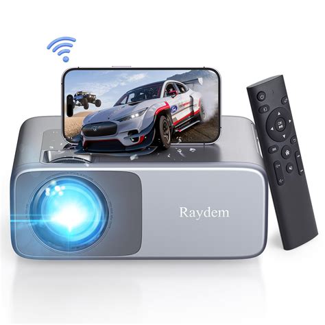 1080P Projector, 4K Outdoor Movie Projectors with WiFi and Bluetooth ...