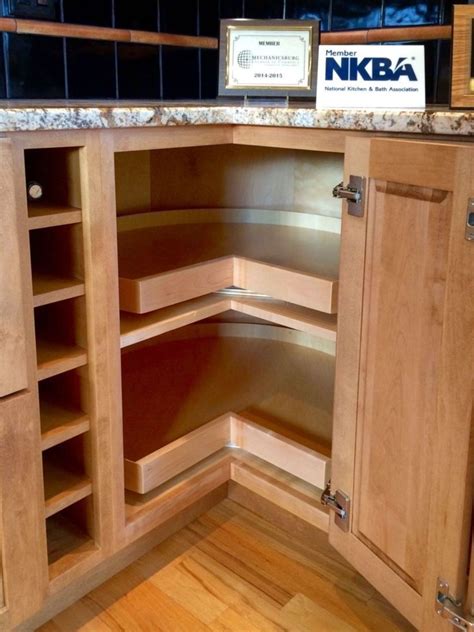 Smart kitchen cabinet organization ideas 31 - GODIYGO.COM Kitchen Corner Cabinet Ideas, Corner ...