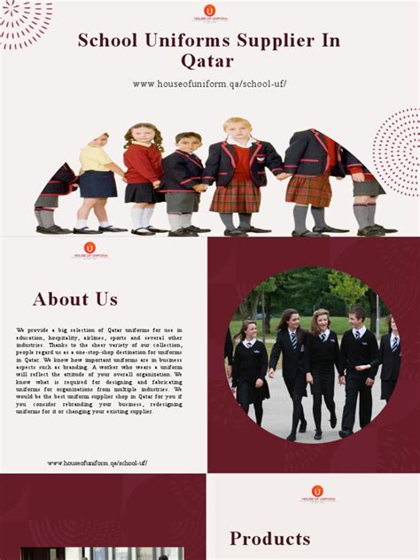 School Uniforms Supplier in Qatar | PDF