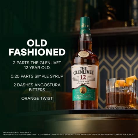 The Glenlivet Aged 12 Years Single Malt Scotch Whisky, 750 ml - Fry’s ...