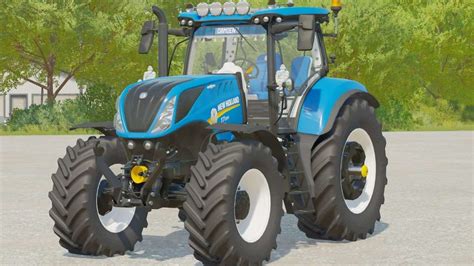 FS22 New Holland T7 Damsenfolie v1.0.0.1 - FS 22 Tractors Mod Download