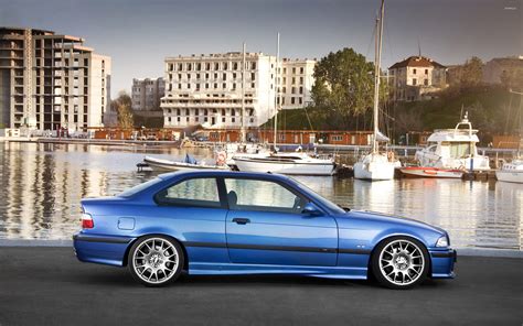 Side view of a blue BMW M3 wallpaper - Car wallpapers - #51376