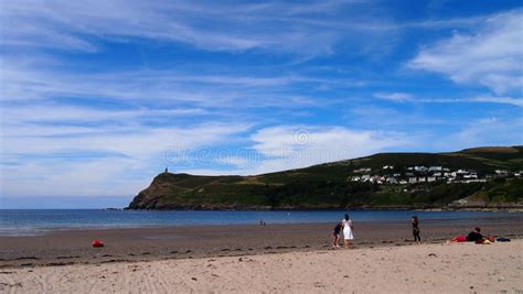 The Bay of Port Erin on the Isle of Man between Ireland and Great Britain Editorial Photography ...