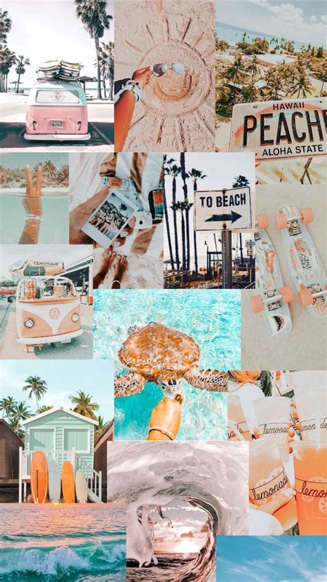 iPhone wallpaper Summer Collage | Wallpaper iphone summer, Beachy wallpaper, Iphone wallpaper