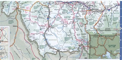 Map Of Montana Western Free Highway Road Map Mt With Cities Towns Counties | Porn Sex Picture