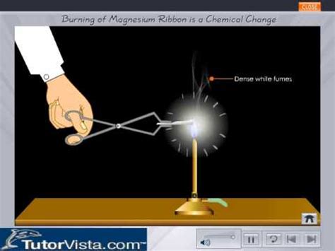 Burning Magnesium Ribbon - YouTube