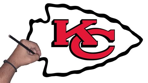 How to draw the logo of Kansas City Chiefs - YouTube