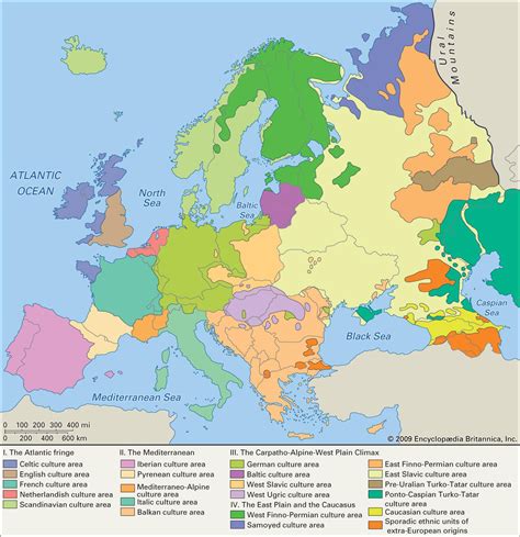 Important Cultural Regions of Europe (E. Britannica) : r/europe