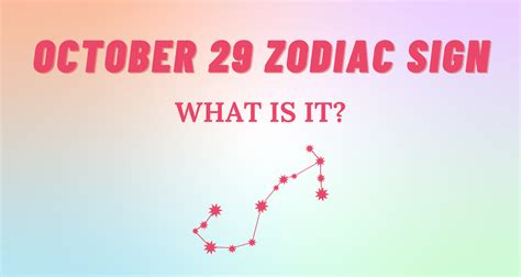 October 29 Zodiac Sign Explained | So Syncd - Personality Dating