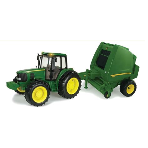 1:16 Big Farm John Deere Tractor and Baler Set - 46180 | Rural King