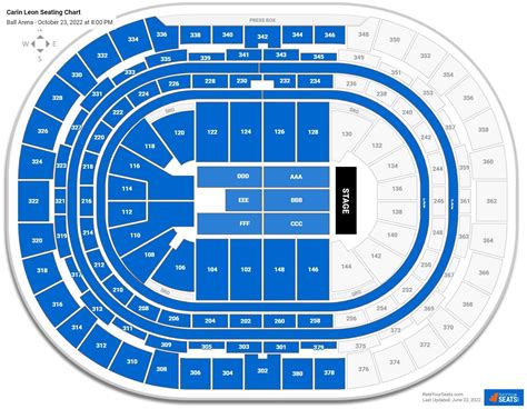 Ball Arena Concert Seating Chart - RateYourSeats.com