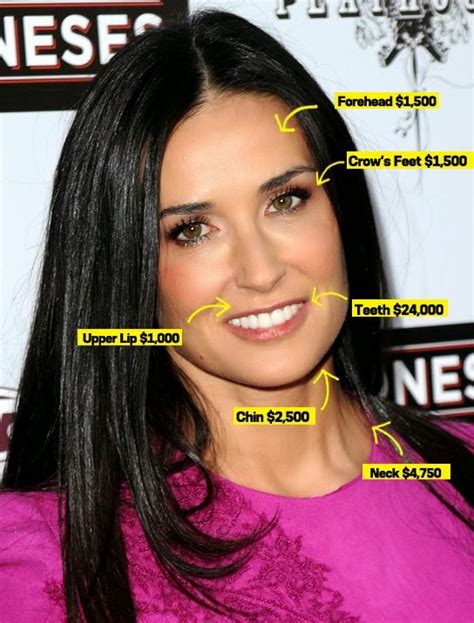 Demi Moore Plastic Surgery Breast Implants, Nose Job, Facelift and ...