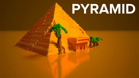 [MagicaVoxel] pyramid - YouTube