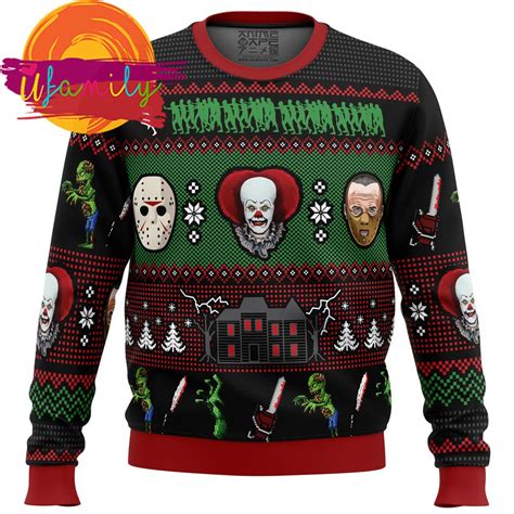 Horror Christmas Ugly Christmas Sweater - Thoughtful Personalized Gift ...