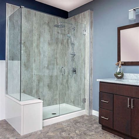 Pin on basement refinishing | Bathroom shower walls, Shower wall panels, Bathroom remodel designs